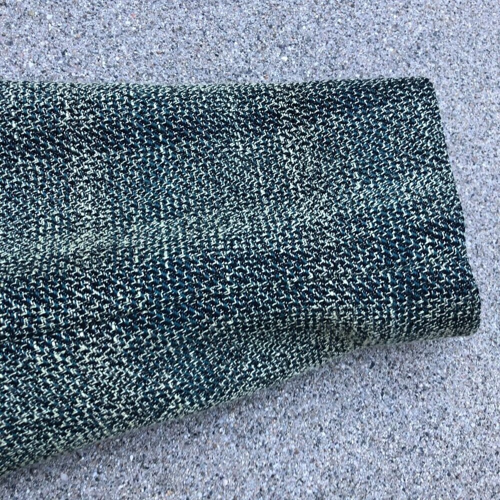VTG 90s RENLYN New York Tweed Knit Blazer Jacket Women's 14P Green Coat … - Picture 5 of 11